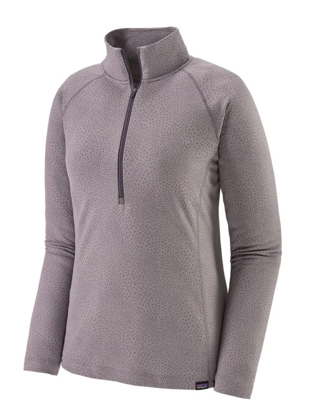 EUC Patagonia Worn Wear Capilene® Midweight Zip-Neck Smokey Violet